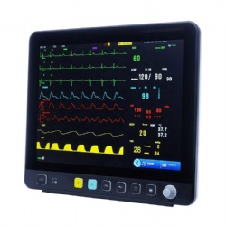 Touch Screen ECG Waveform Compatible Patient Monitoring System Monitor